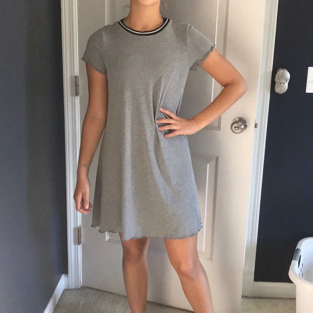 Ribbed T-Shirt dress